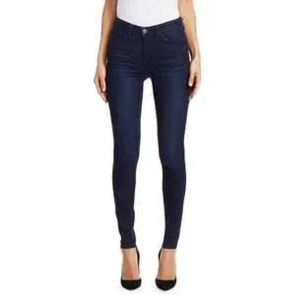 NWOT L'AGENCE Women's Skinny Jeans Dark‎ Wash Stretch Denim Fits 26x30 - Picture 3 of 12